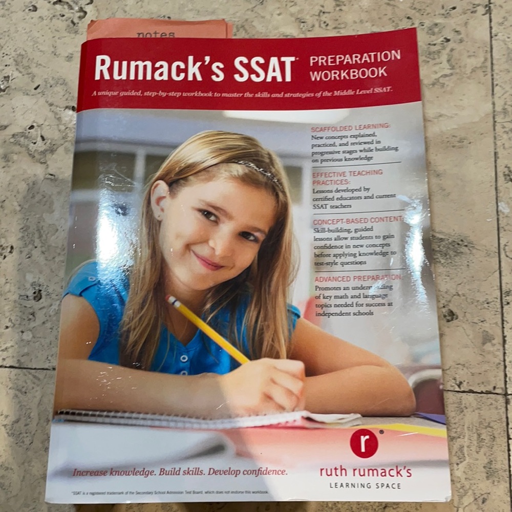 Ruth Rumack's SSAT preparation workbook